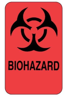 LABEL, BIOHAZARD LG VERTICAL (320/PK)
