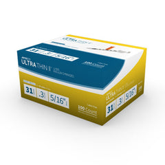 SYRINGE, INSULIN 0.3CC 31G X 5/16" (100/BX 5BX/CS)