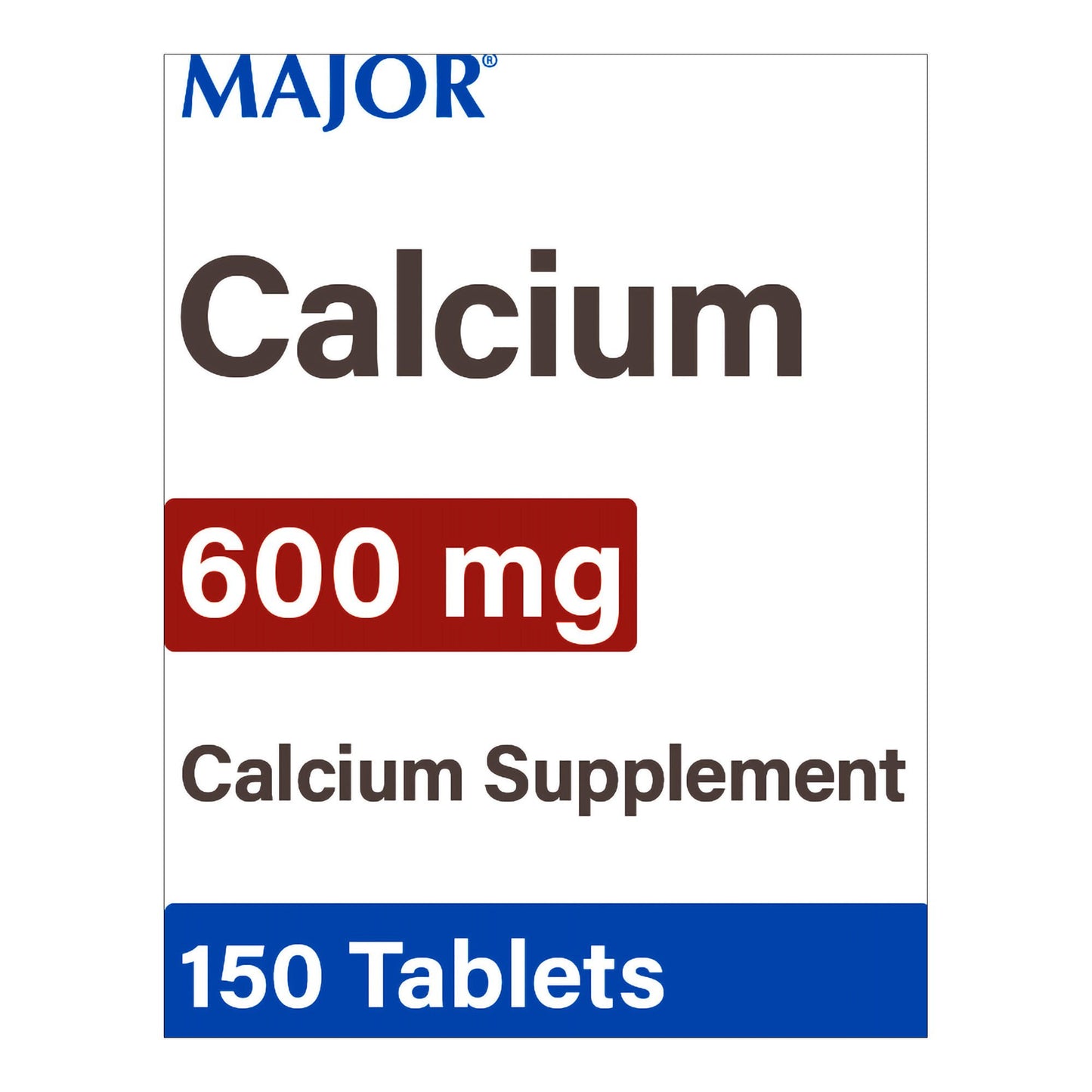 CALCIUM CARB, TAB 600MG (150/BT)