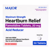 HEARTBURN RELIEF, TAB 20MG (50/BT)