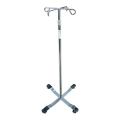 POLE, IV 4HOOK 4LEG HEAVY BASE