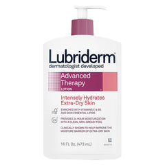LOTION, LUBRIDERM ADVANCE THERAPY 16OZ (12/CS) J&JOTC
