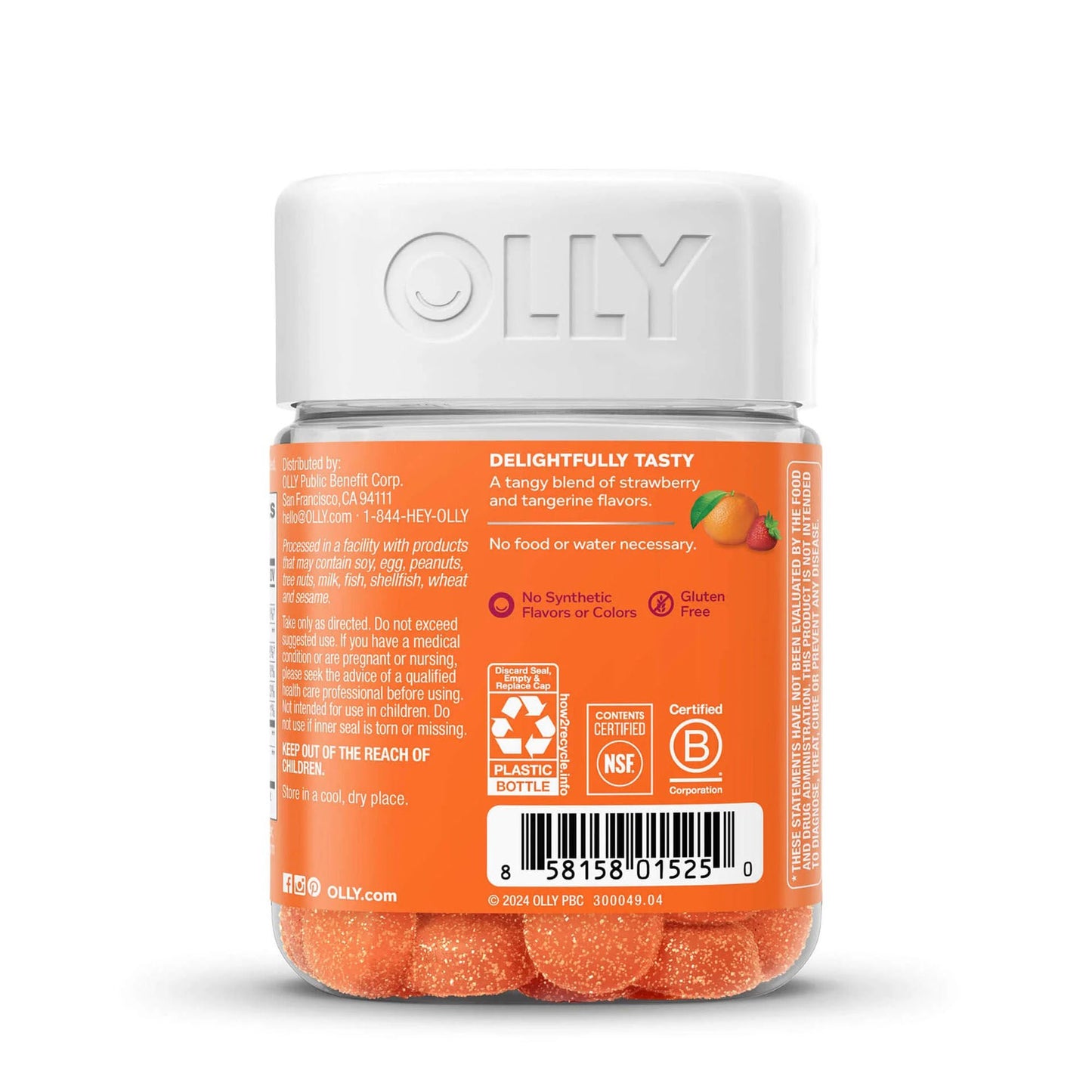 OLLY, GUMMY LASER FOCUS BERRY TANG (36/BT)