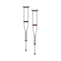CRUTCHES, ALUMINUM QUICK ADJ STD (8/CS)