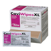 WIPE, DISINFECTANT CAVIWIPES XLG SNGL 12X10 (50/BX