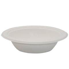 BOWL, FIBER BAGASSE SUGARCANE WHT 12OZ (1000/CS)