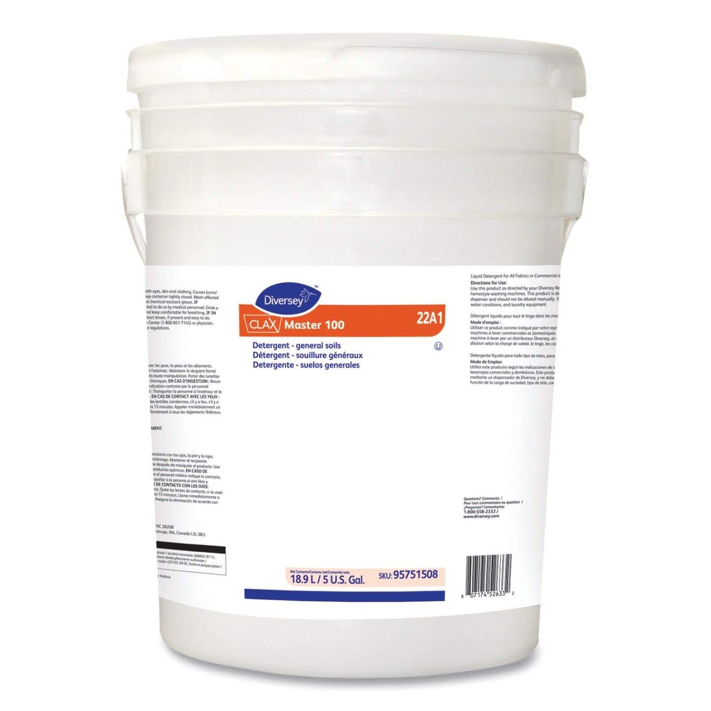 REMOVER, STAIN CLAX MASTER 100NEUTRAL 5GL (1/CS)