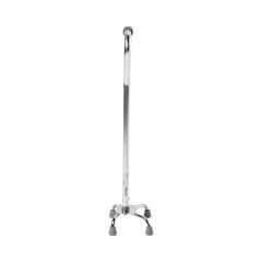 CANE, QUAD/SM BASE ALUM CHROME(4/CS)