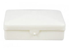 BOX, SOAP HINGED COVER IVORY