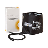 CUFF&BLADDER, BP 2TU LF BLK ADLT (1/BX 15BX/CS)