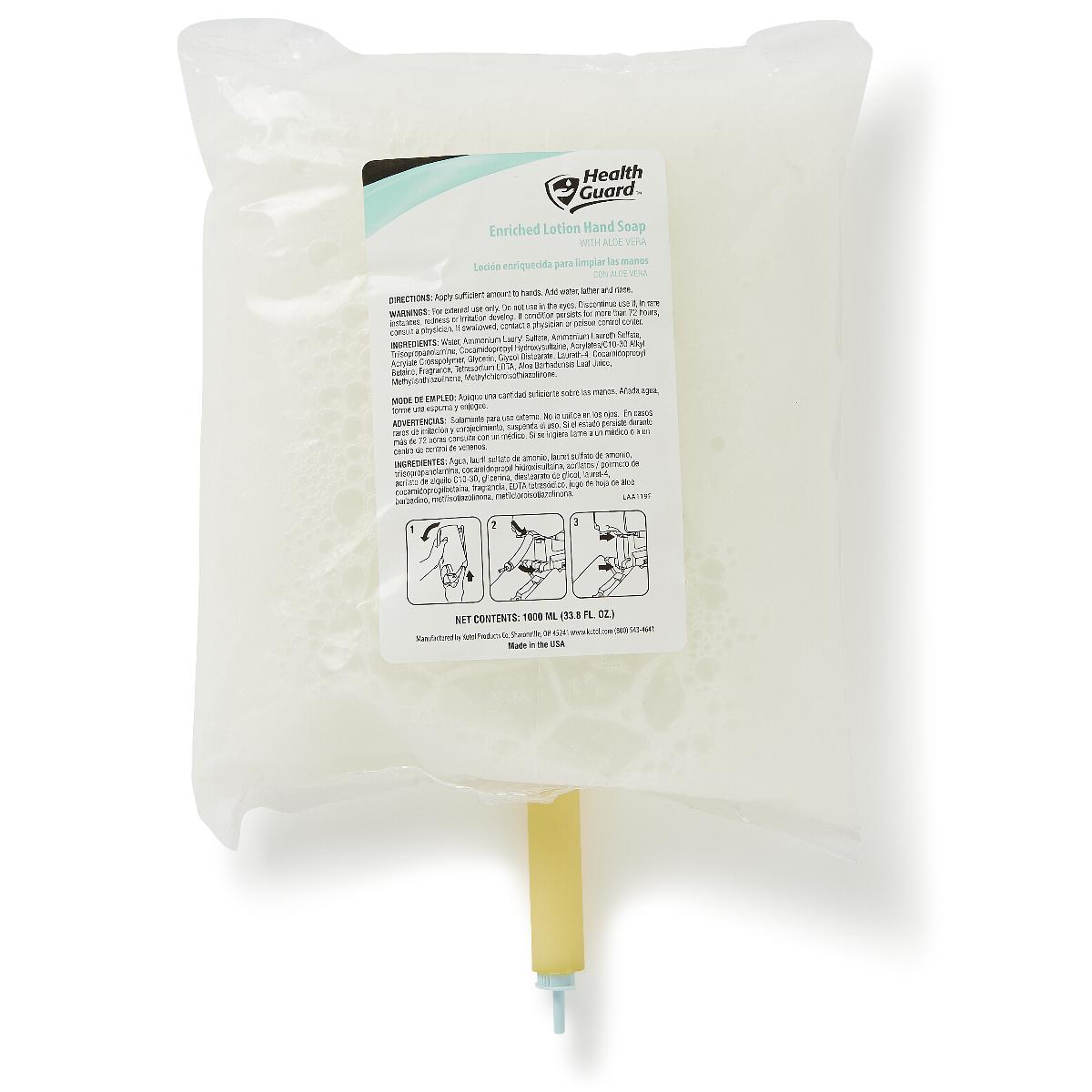 SOAP, LOT PROTECTION PLUS F/DSPN SYS 1000ML BG (12