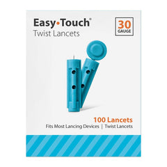 LANCET, TWIST EASYTOUCH 30G (100/BX 10BX//CS)