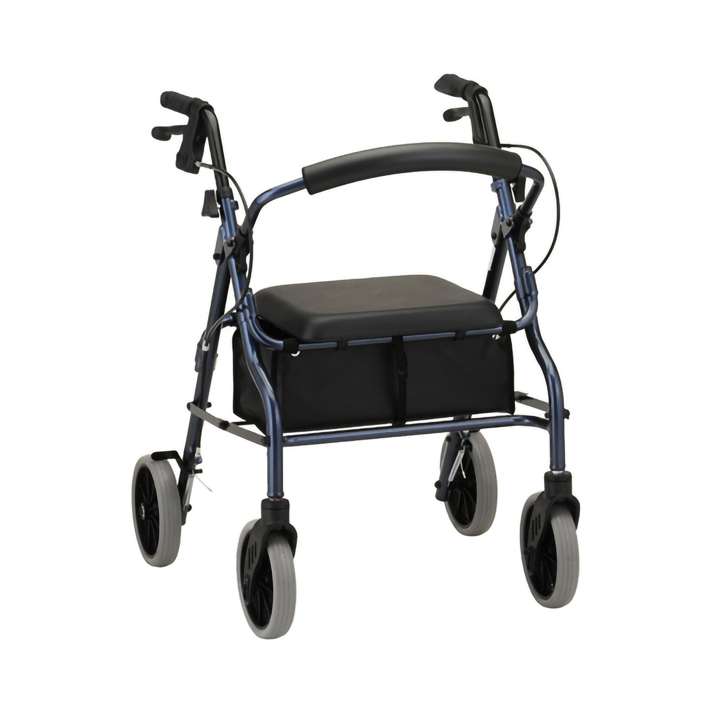 WALKER, ROLLING ZOOM PADDED SEAT BLU 20" (1/CS)
