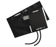 CUFF W/BLADDER, BP 2TU ADLT BLK