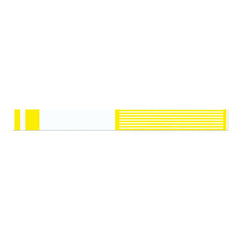 I.D. BAND, SHORT STAY YLW (1000/BX) PREDYN