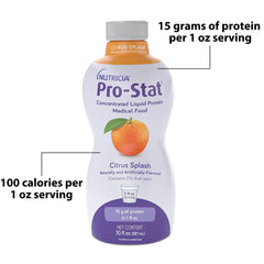SUPPLEMENT, PROTEIN PRO-STAT SF 30OZ CTRS SPLSH (6/CS)