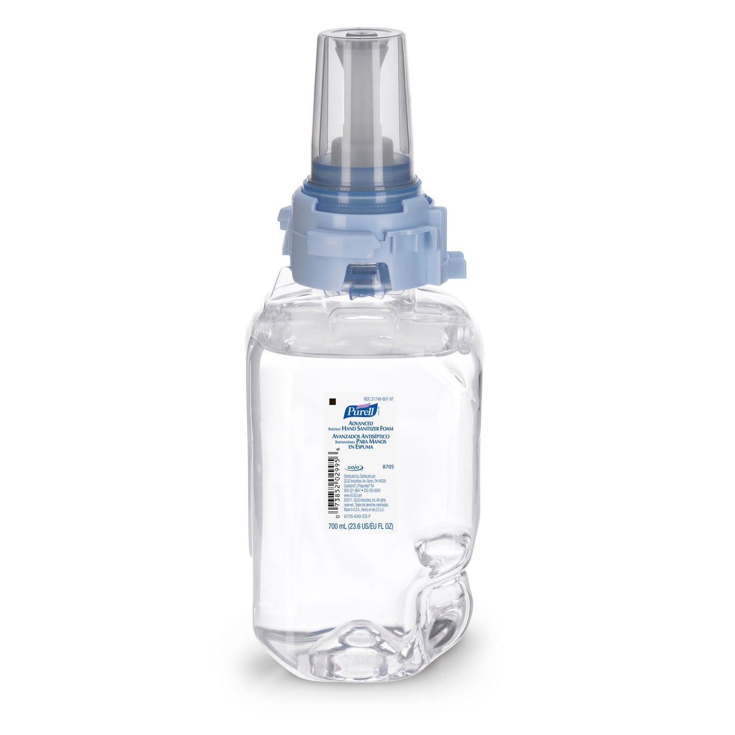 SANITIZER, HND FOAM F/ADX MANUAL PUMP 700ML (4/CS)