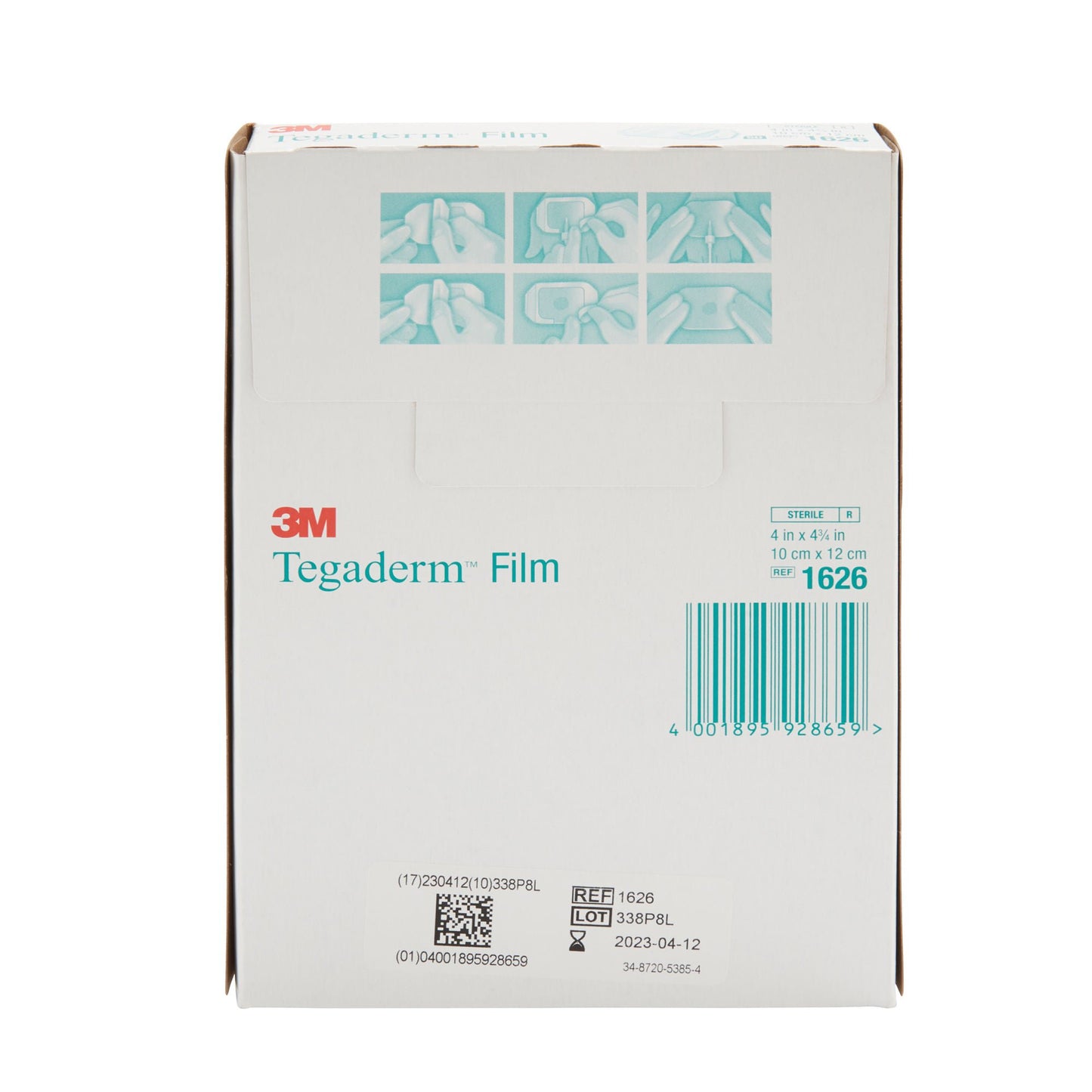 DRESSING, TEGADERM 4"X4 3/4" (50/BX)