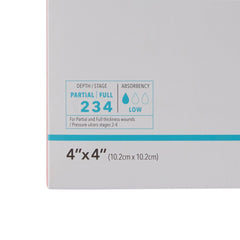 DRESSING, DERMAFILM W/BORDER THIN 4"X4" (10/BX)
