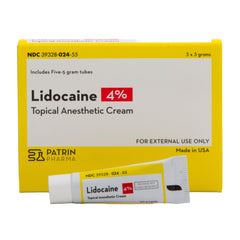 LIDOCAINE, CRM 4% 5GM (5/CT)
