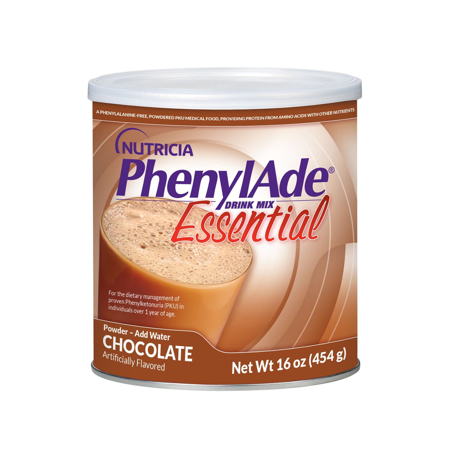 PHENYLADE, ESSENTIAL DM CHOCOLATE CAN 454G (6/CS)