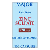 ZINC SULFATE, CAP 220MG UD (100/BX)