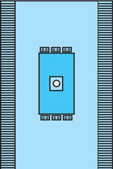 DRAPE, U 60"X72" (24/CS) A8476