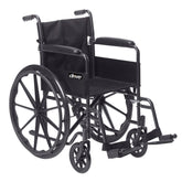WHEELCHAIR, SILVER SPORT 18" SSWING REST 6ARM D/S