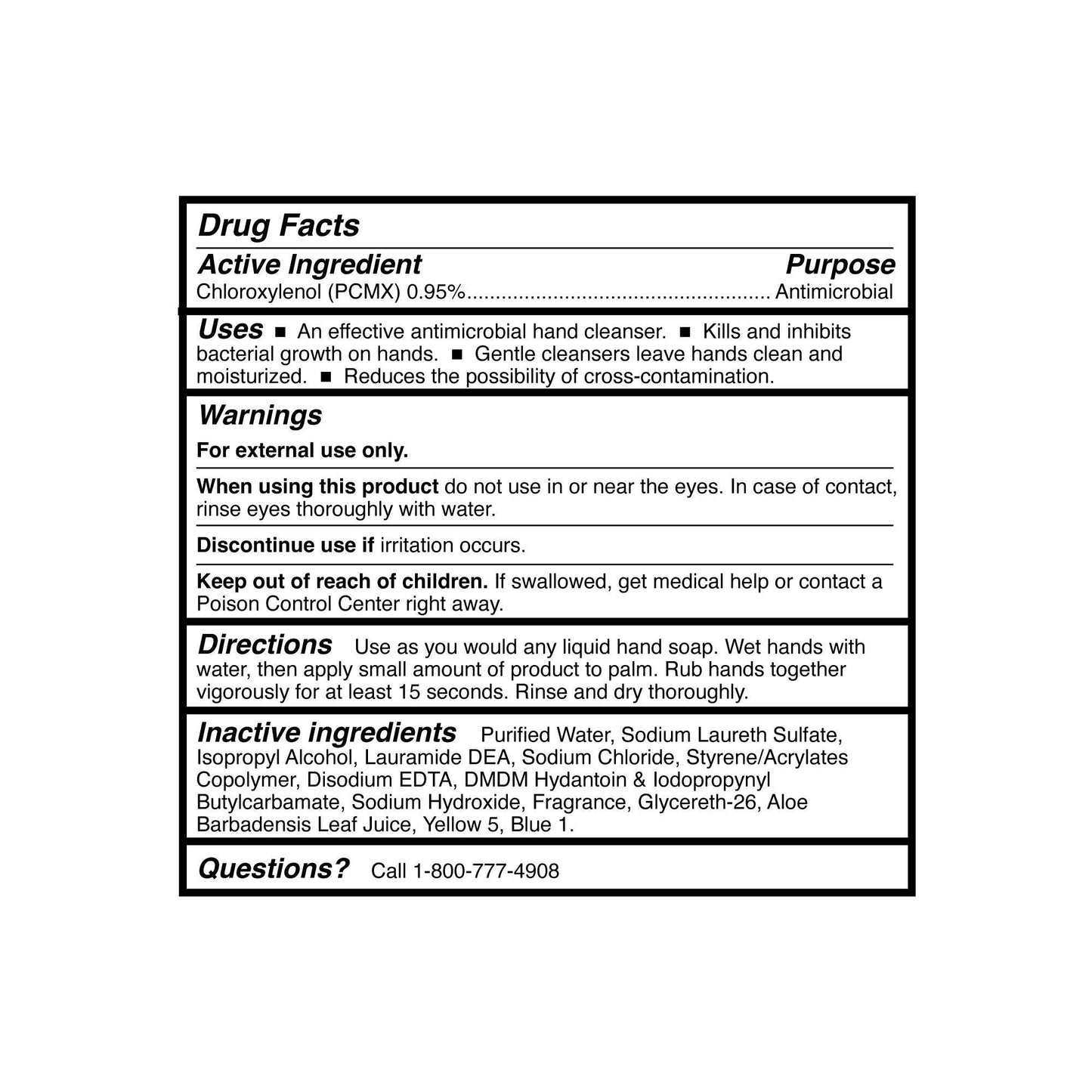 SOAP, ANTIMICRO LOTION ALOE W/PUMP 18OZ (12/CS)