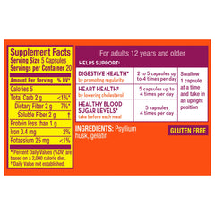 METAMUCIL FIBER, CAP 0.4GM (100/BT)
