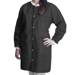 COAT, LAB FITME BLK XLG (10/BG5BG/CS)