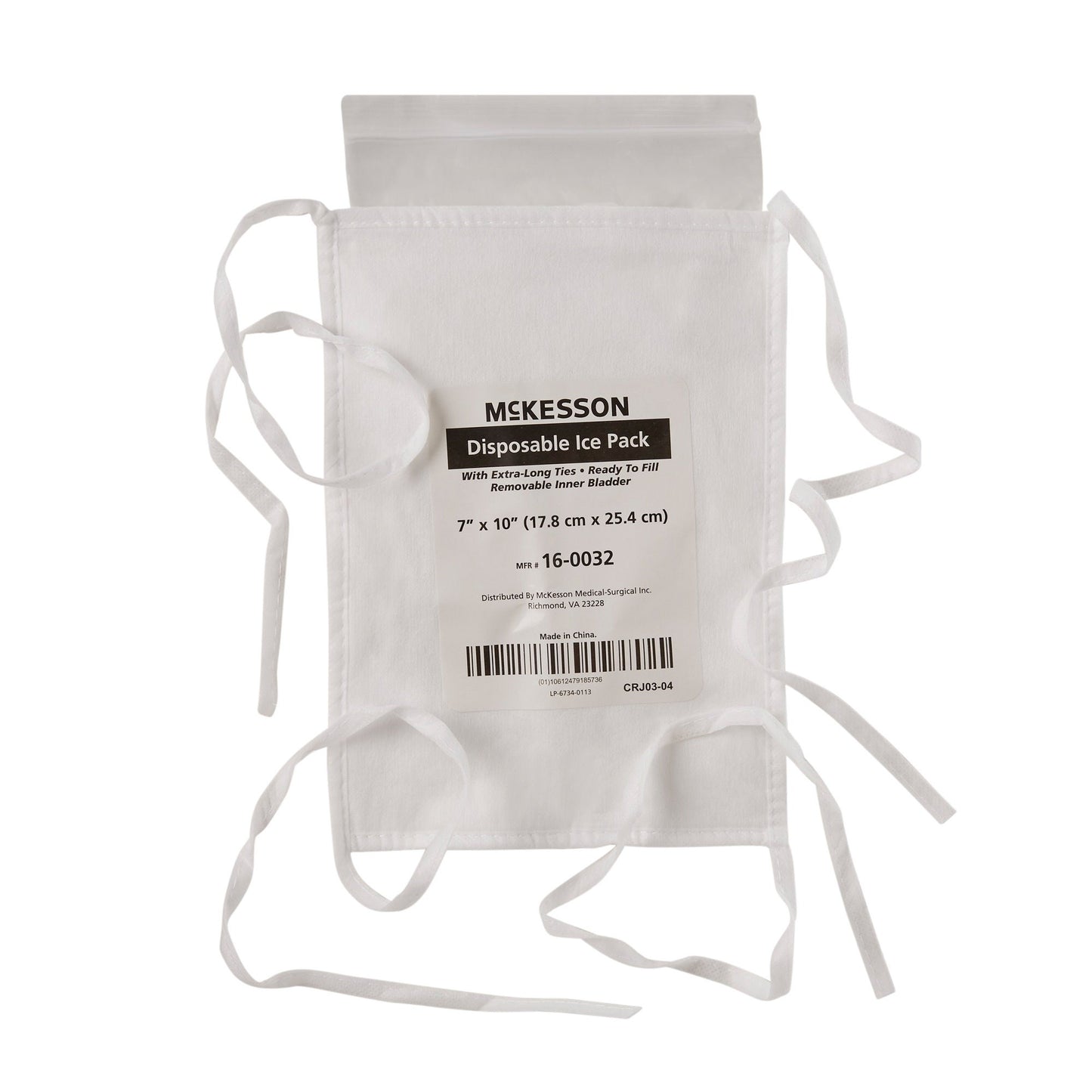 PACK, ICE W/TIES 7"X10" LF (10/BG 10BG/CS)