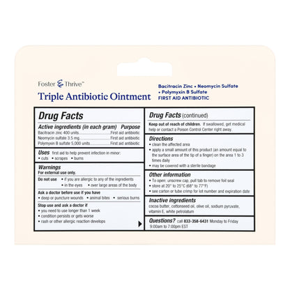 TRIPLE ANTIBIOTIC, OINT FT 1OZ