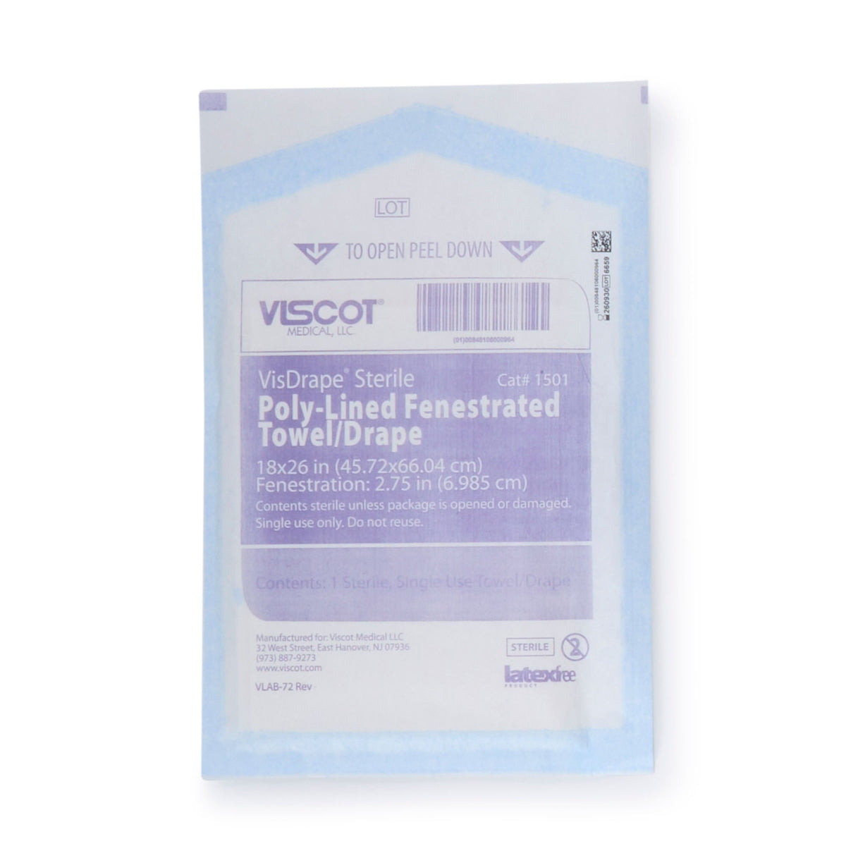 DRAPE, SURG FENESTRATED 18"X26" (50/BX)