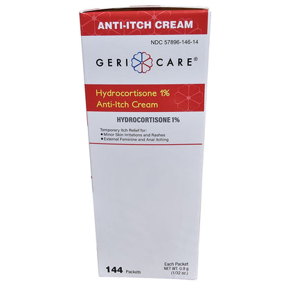 HYDROCORTISONE, CRM 1% 0.9GM (144/BX)