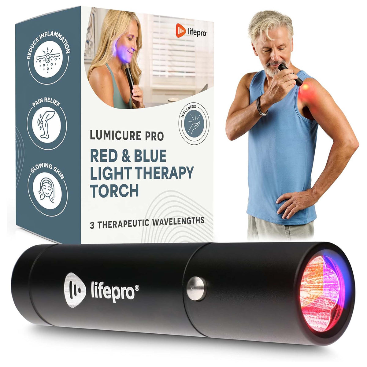 THERAPY, LIGHT TORCH LUMICURE PRO RED