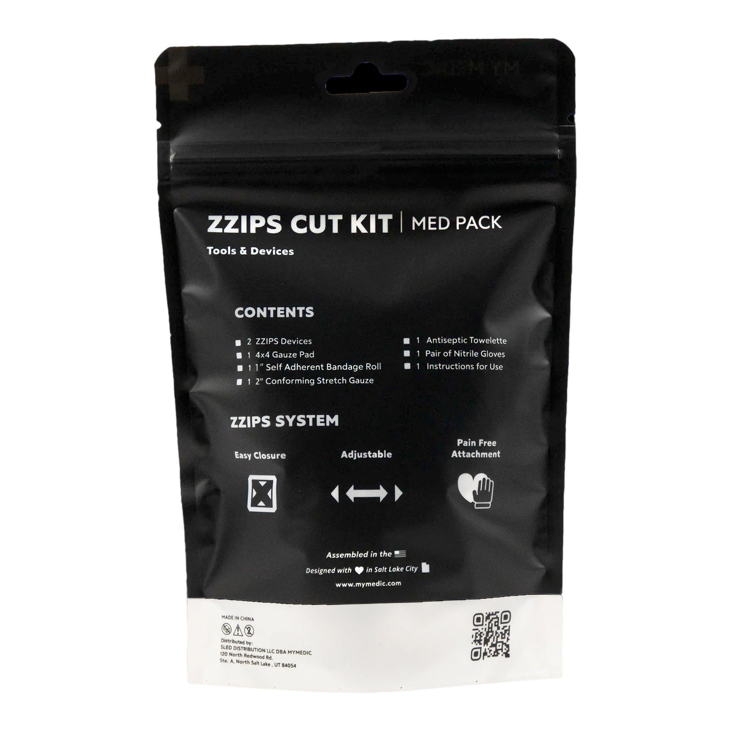 FIRST AID PACK, ZZIPS CUT ALL-IN-ONE BASIC