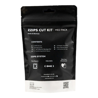 FIRST AID PACK, ZZIPS CUT ALL-IN-ONE BASIC
