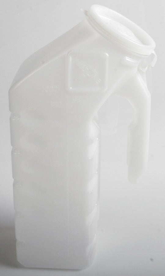 URINAL, MALE MINI TRANSLCNT (12/CS)