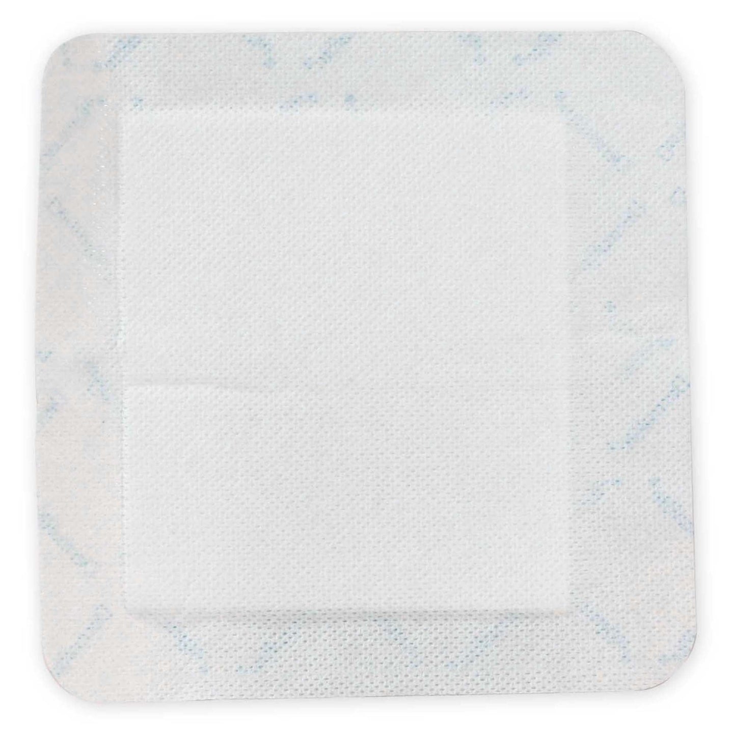 GAUZE, 4"X4" PAD 6"X6" OVERALLBORDER 100/PK DERMRT