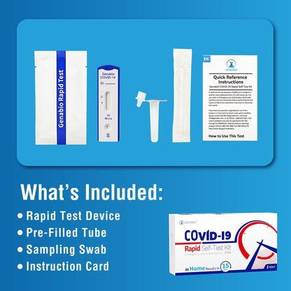 SELF-TEST KIT, COVID-19 RAPID GENABIO (5/KT 54KT/CS)