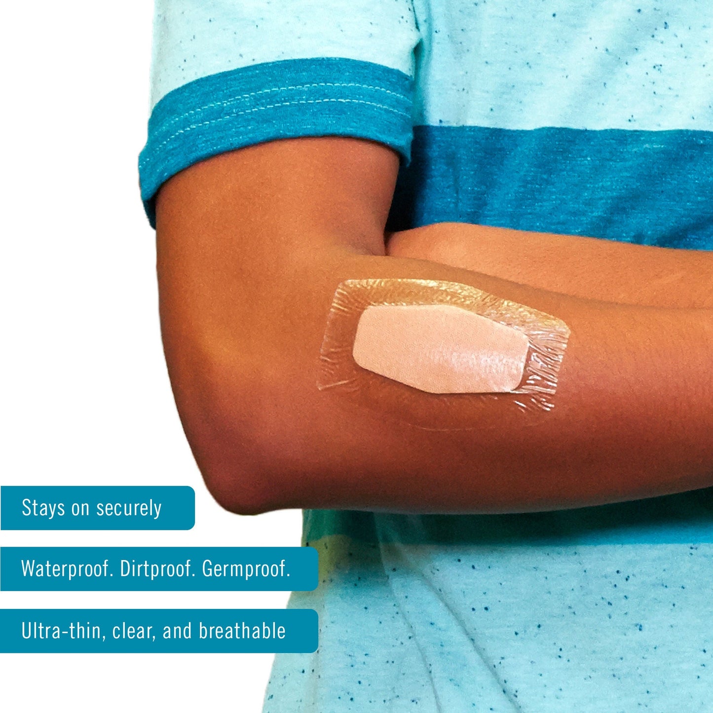 BANDAGE, KNEE/ ELBOW ADH WTRPRF 2"X3" (8/BX 24BX/CS)