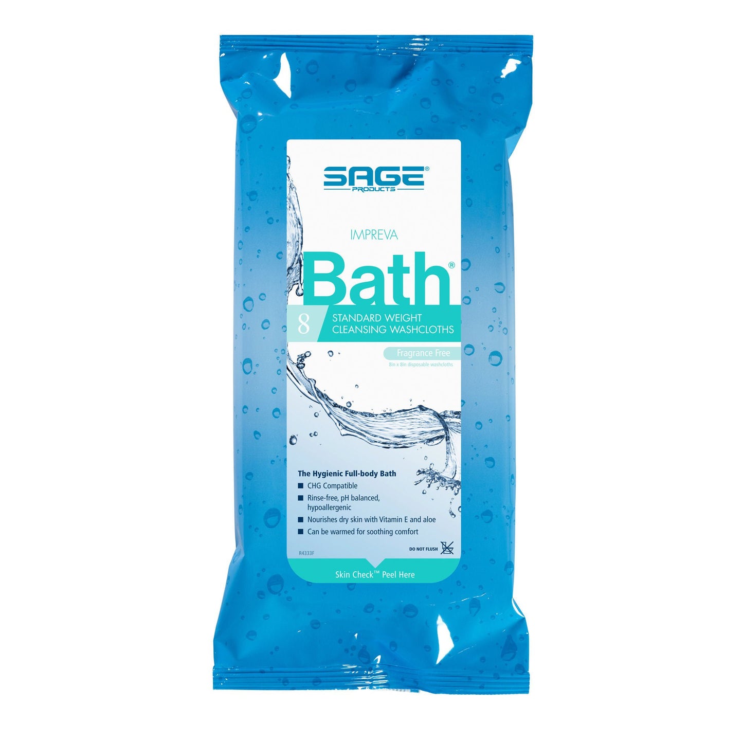 BATH, IMPREVA CLOTH RESEALABLE(8/PK 30PK/BX 2BX/C