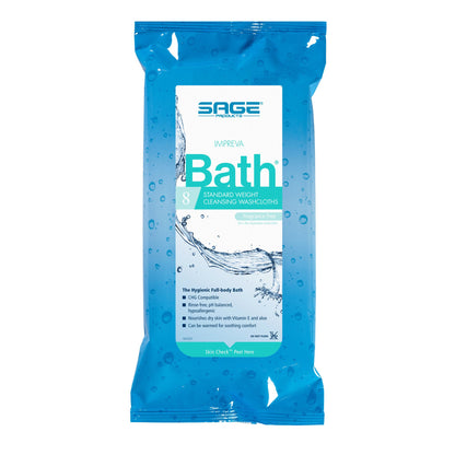 BATH, IMPREVA CLOTH RESEALABLE(8/PK 30PK/BX 2BX/C