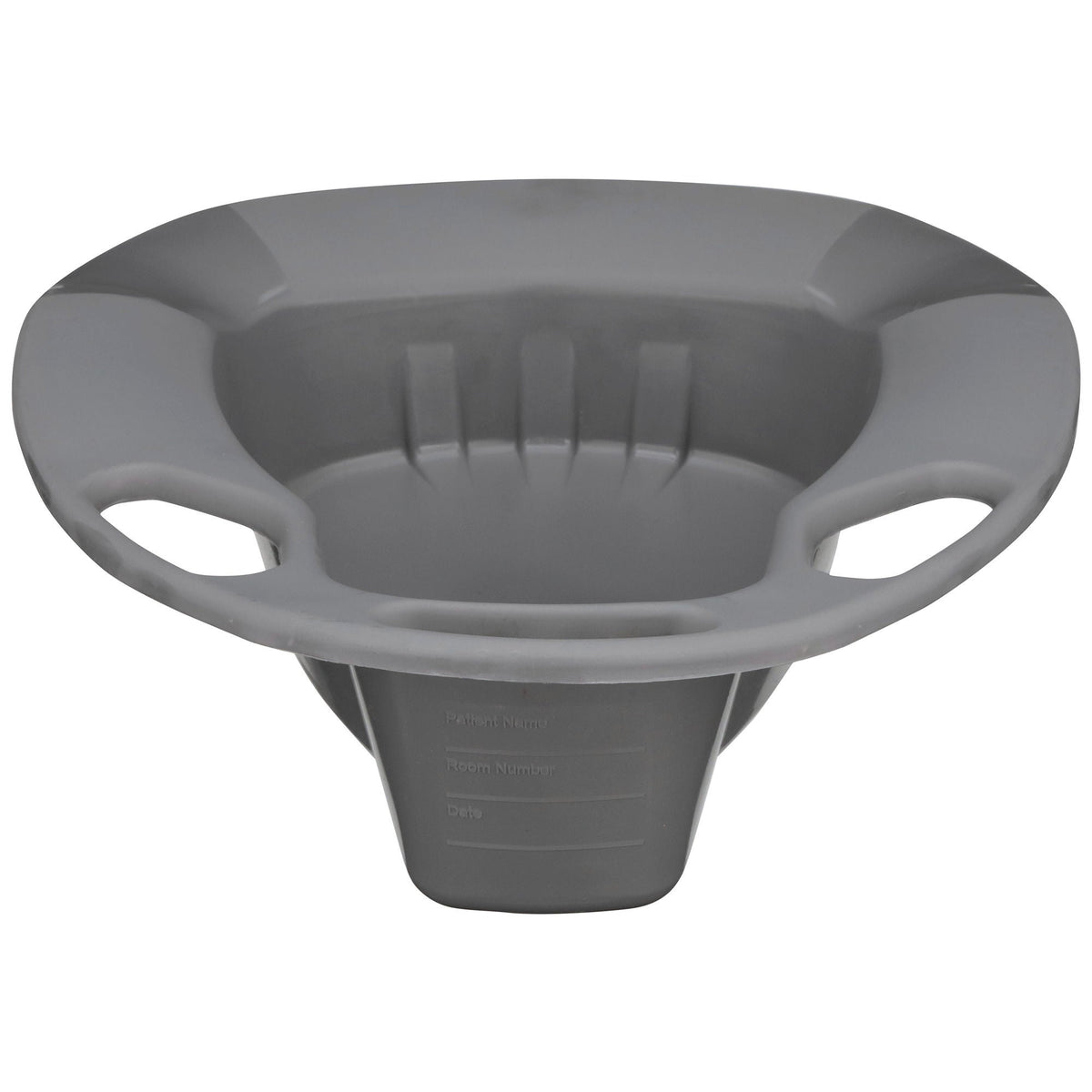 BEDPAN, STACKABLE GRAPHITE 55OZ (50/CS)