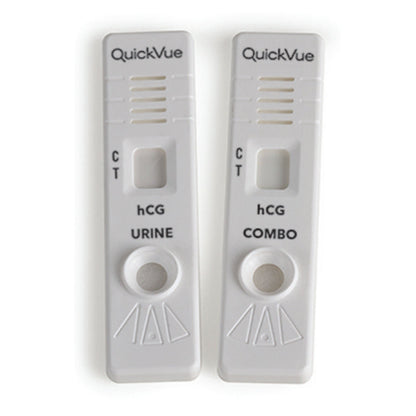 TEST KIT, PREG HCG URINE QUICKVUE 1STEP (25TESTS/KT 12KT/CS)