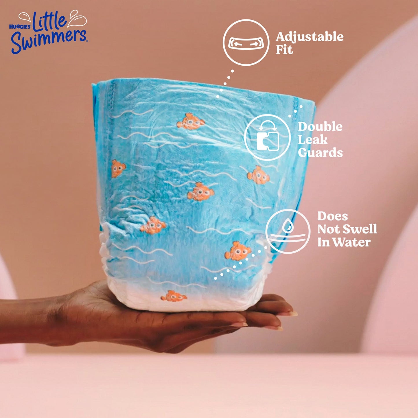 PANTS, SWIM HUGGIES MED (11/PK8PK/CS) KIMCLK