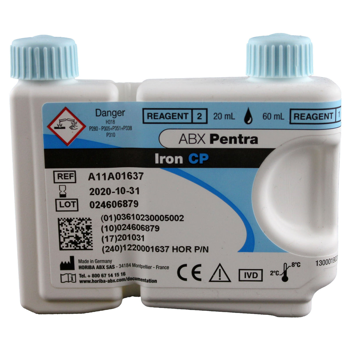 REAGENT, IRON CP FERENE 327TESTS/KT
