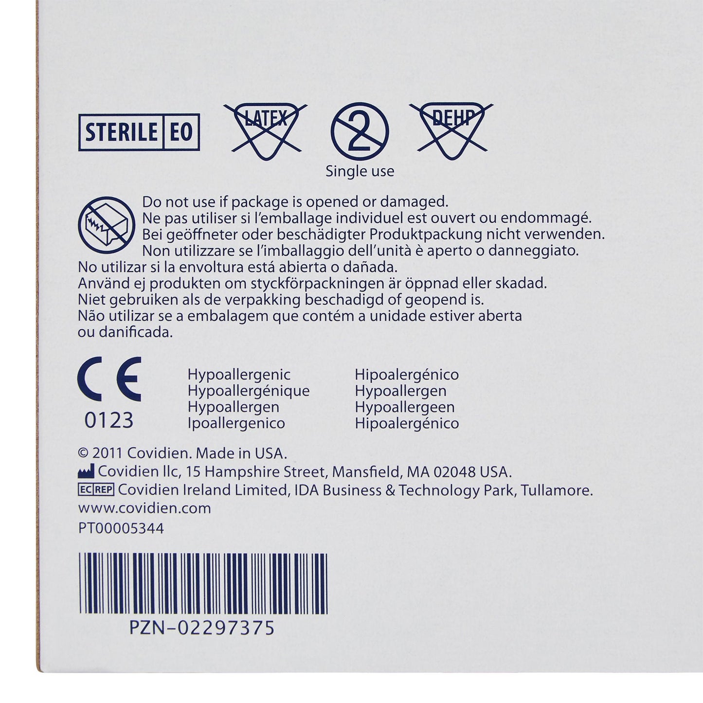 DRESSING, TELFA ISLAND 4"X14" (25/BX) KENDAL