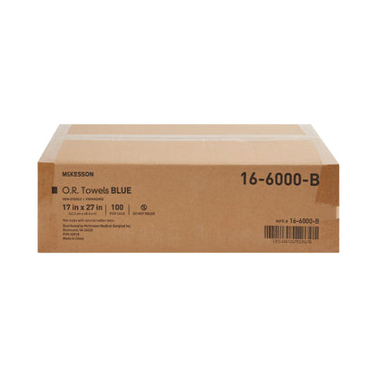 TOWEL, OR FOLD N/S BLU (100EA/CS)